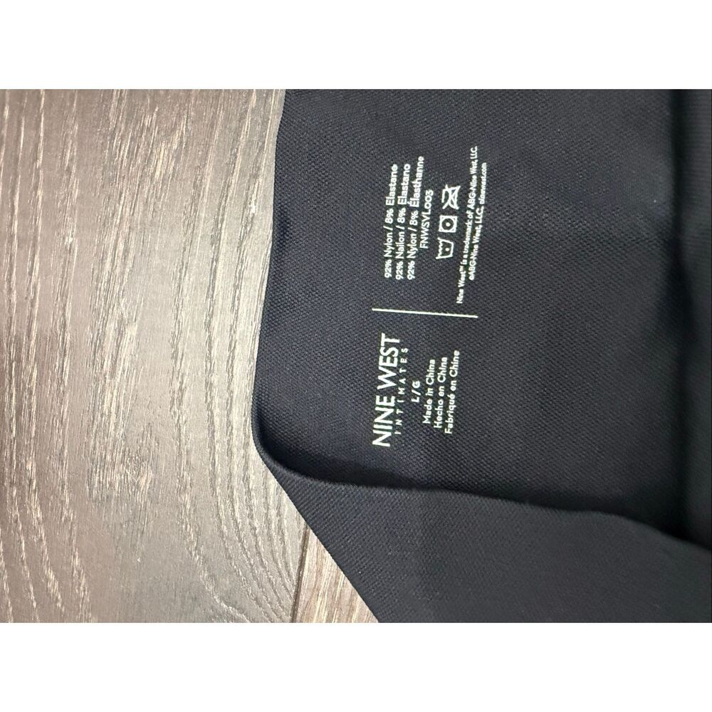 Nine West Black High-Waist Compression Shorts - Picture 3 of 5